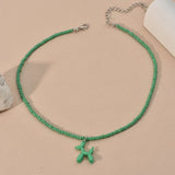 Colorful Poodle Pendant Necklaces