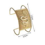 Myka Woven Wire Effect Cuff Bracelets