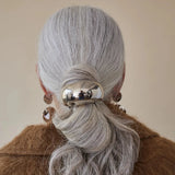 Metal Bubble Ponytail Elastic Hair Tie