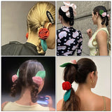 Georgiana Satin Flower Hair Pins