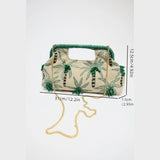 Sutton Palm Tree Prints Clutch
