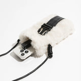 Kith Mini Faux Fur Phone Pouch