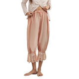 Sefina Vintage Lace Boomer Ruffle Pants