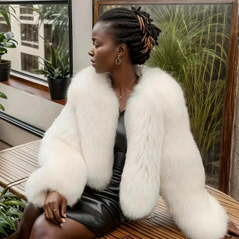 Selene Faux Fox Fur Jacket