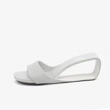 Senji Hollow Heel Geometry Sandals watereverysunday