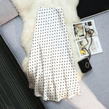 Sera Polka Dot Satin Mermaid Skirts