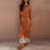 Seraphina Polka Lace Two-Piece Maxi Set