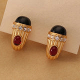 Serena Art Deco Gemstone Earrings