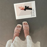 Camelia Floral Kitten Heel Mule Sandals