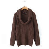 Ciela Off Shoulder Ribbed Sweater