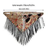 Mariposa Long Tassel Waist Scarf Belt