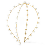 Anne Double Layer Pearl Headband