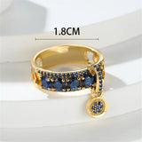 Juniper Luxe CZ Rhinestone Charm Rings