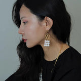 Samara Vintage Pearl Drop Earrings