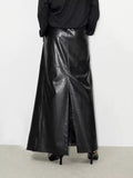 Dasia Faux Leather Maxi Skirt