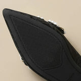 Catrina Pearl Embellished Satin Mules