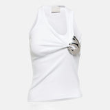 Karim Pinching Hand Applique Tank Tops