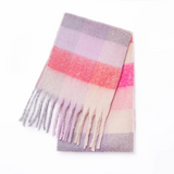 Lilith Plaid Cashmere Wool Scarves