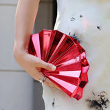 Fiorella Fan Acrylic Clutch Bag