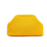 Soleil Textured Woven Clutch Bag