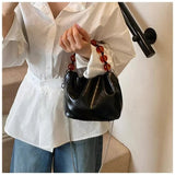 Pamela Amber Beads Handle Mini Bag