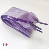 Ombre Wide Silk Bow Shoelaces
