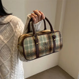 Maya Plaid Bowling Bags