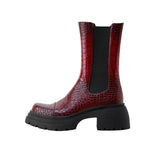 Fien Croco Lug Chelsea Boots