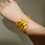 Lilithe Sculptural Hand Cuff Bracelet