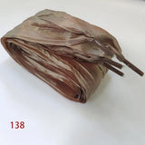 Ombre Wide Silk Bow Shoelaces