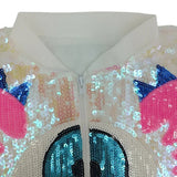 Dream Sequin Eye Bomber Jacket