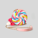 Sweet Rainbow Lollipops Crossbody Bag