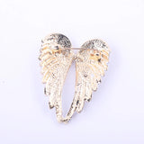 Beautiful Rhinestone Angel Wing Brooch