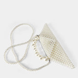 Aemi Trapezoid Pearl Beads Bag