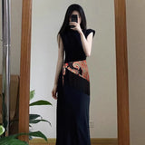 Mariposa Long Tassel Waist Scarf Belt