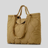 Onora Nylon Quilted Padded Large Tote Bag