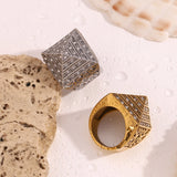 Vintage Pyramid Vine Lux Mens Ring