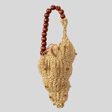 Mini Conch Shell Straw Bag