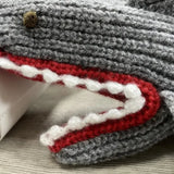 Shark Bite Knit Mittens