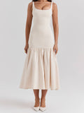 Harriet Ruffled Maxi Tank Dress