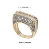 Wisteria CZ Crystal Inlaid Band Ring