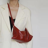 Aslan Glossy Croissant Mini Bag