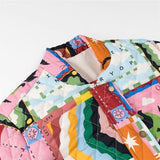 Kayte Bohemian Printed Quilted Cotton Jacket