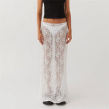 Rossa Floral Lace Maxi Skirts