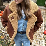 Caja Faux Lamb Wool Shearling Jackets