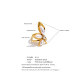 Evangelina Open Pearl Bloom Ring