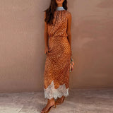 Seraphina Polka Lace Two-Piece Maxi Set