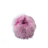 Sarafina Shaggy Faux Fur Half Moon Wrist Bag