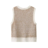 Juri Clover Applique Knit Tank Top Vest