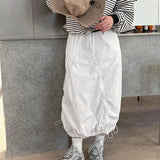 Milla Nylon Drawstring Cargo Skirt